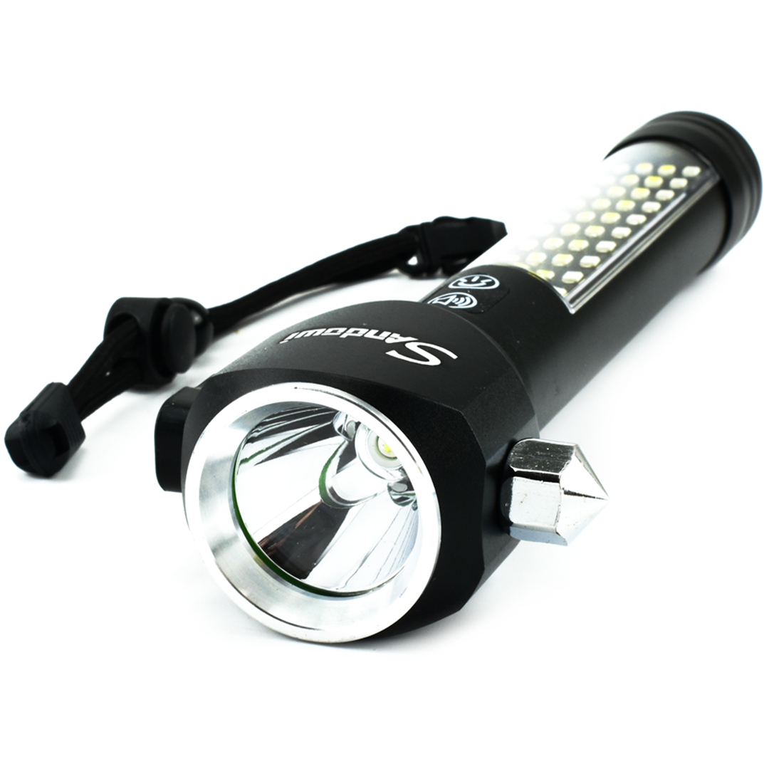 Πολυφακός LED αλουμινίου πολυεργαλείο 7 σε 1 Andowl Q-LED555 σε μαύρο χρώμα
