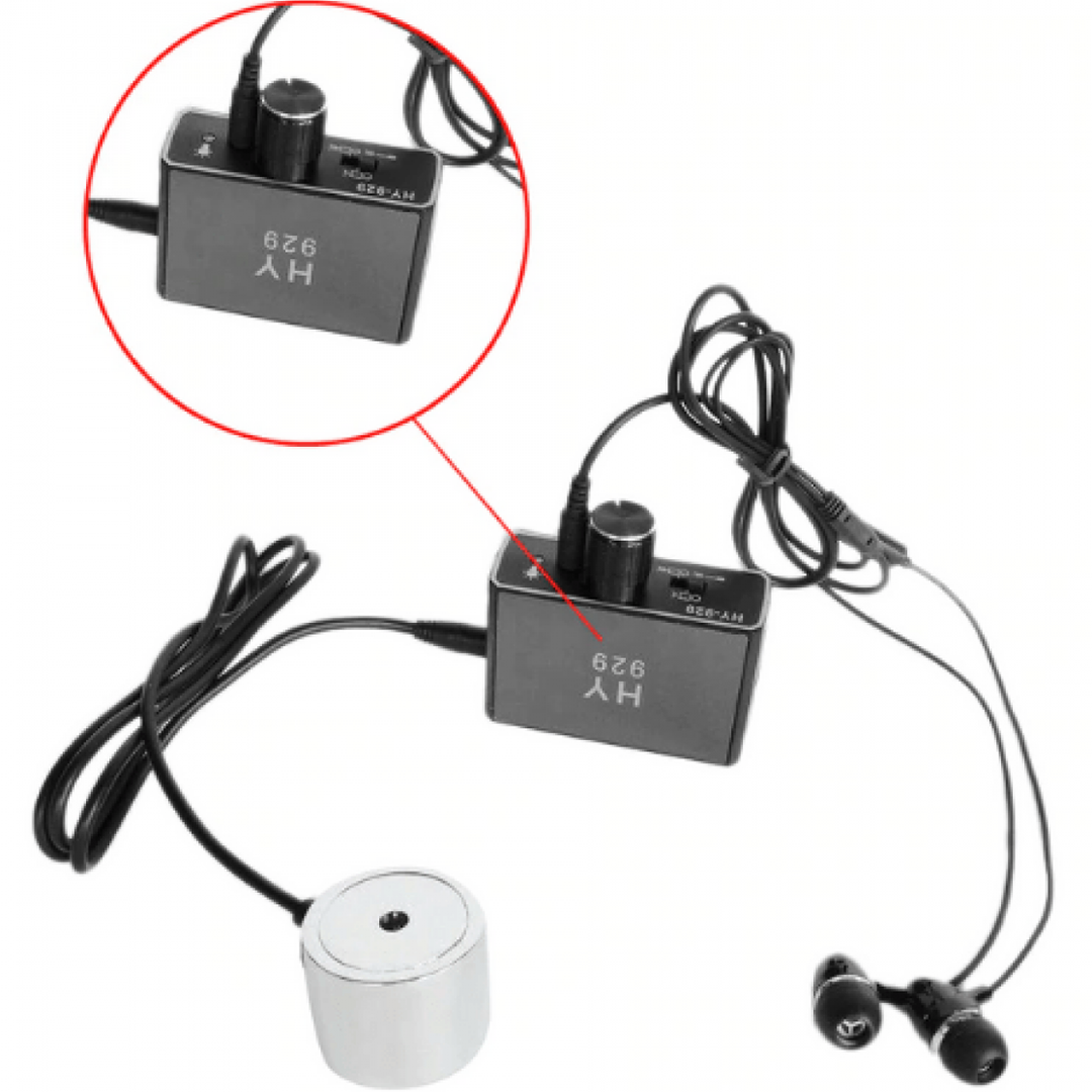 Ανεξάρτητος ανιχνευτής διαρροών ήχου με ακουστικά HY-929