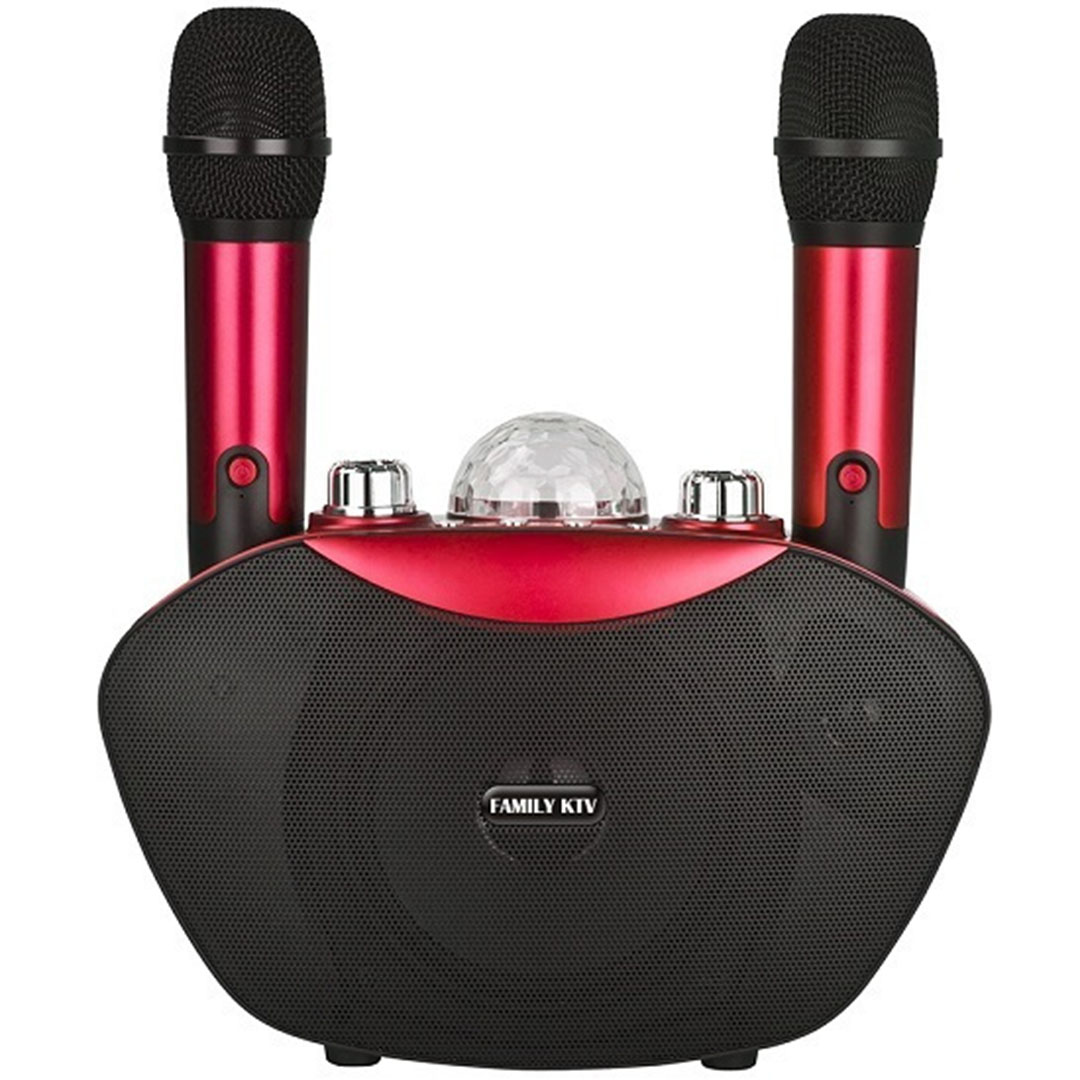 Ηχείο με λειτουργία karaoke Usb/Bluetooth KTV Y-8 κόκκινο