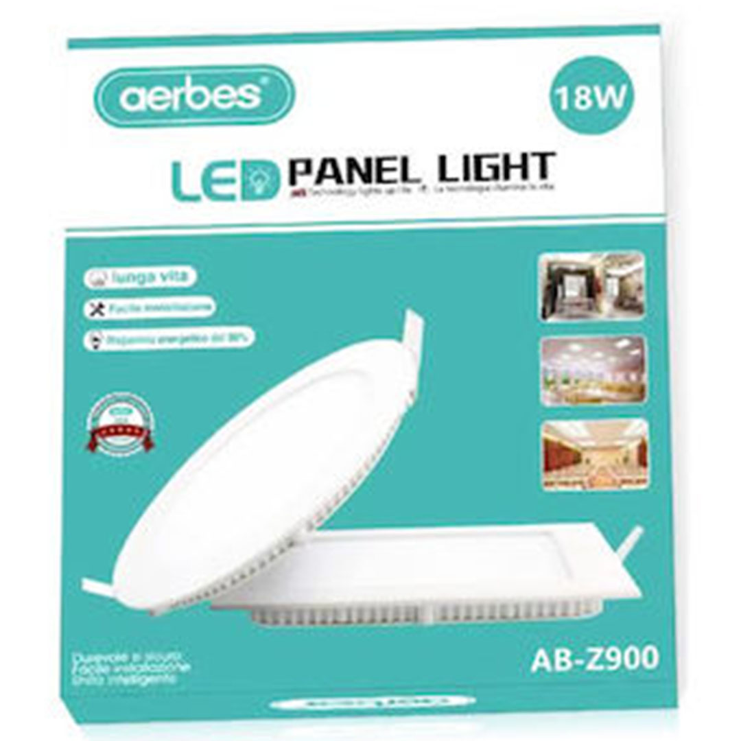 Προβολέας LED panel light κυκλικό σχήμα 18W aerbes AB-Z900