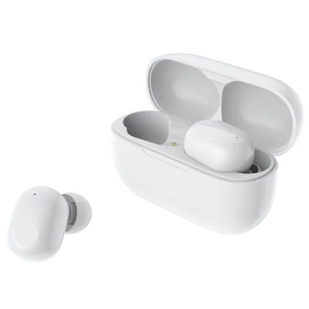 Aσύρματα ακουστικά Bluetooth touch με βάση φόρτισης EZRA TWS23 λευκό