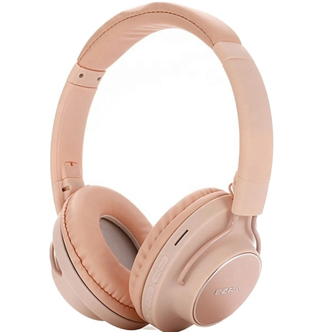 Ασύρματα/ενσύρματα over ear ακουστικά EZRA BW03 ροζ