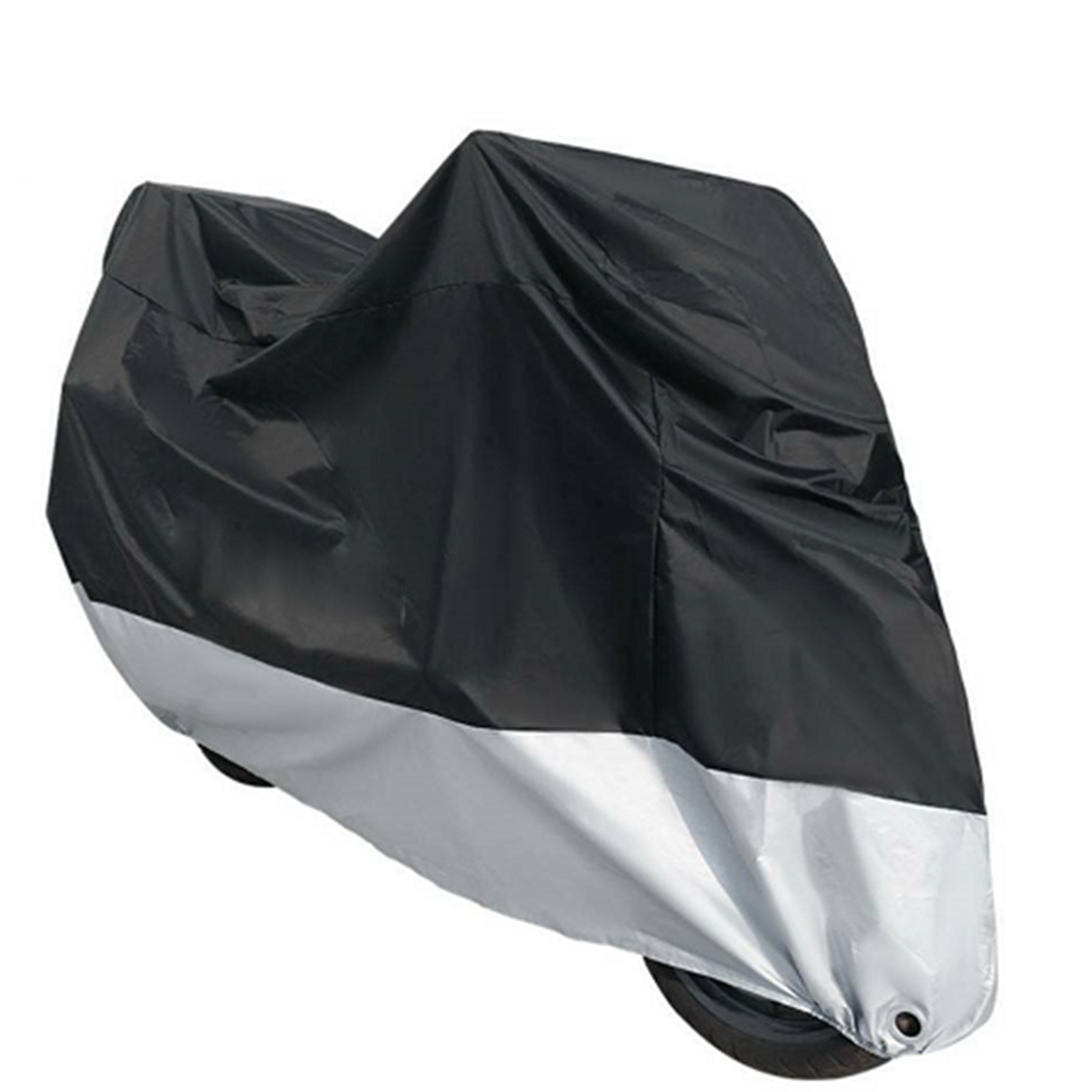 Αδιάβροχη κουκούλα μοτοσυκλέτας M 200x90x100 cm MOTOWOLF RA-55 μαύρο ασημί