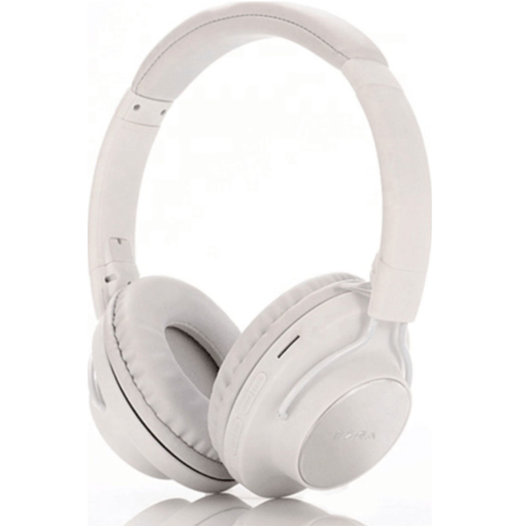 Ασύρματα/ενσύρματα over ear ακουστικά EZRA BW03 λευκό