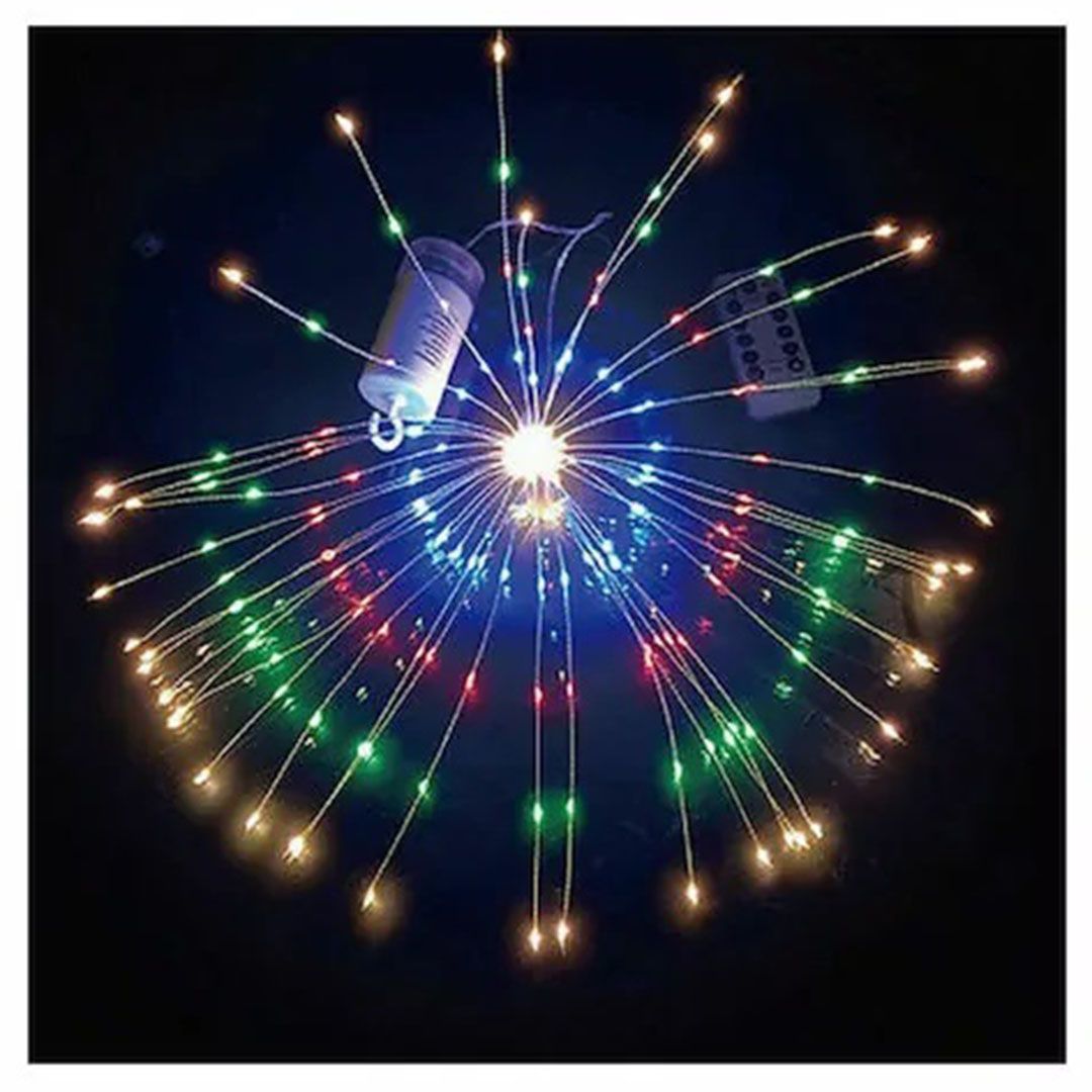 Τηλεχειριζόμενο χριστουγεννιάτικο φωτιζόμενο αστέρι σε σχήμα ομπρέλας μπαταρίας 50cm ARRANGO AN76835