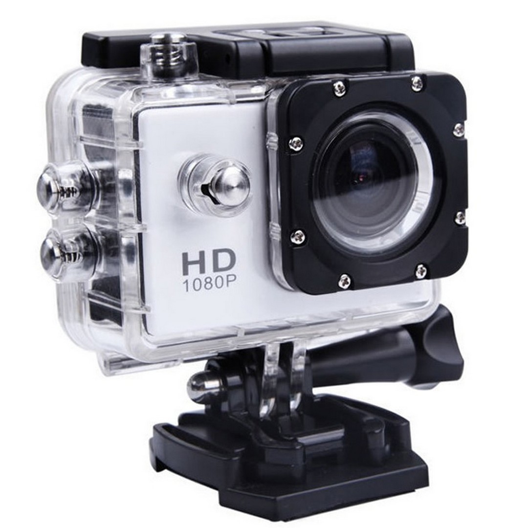Αδιάβροχη κάμερα δράσης με θήκη 4K, Ultra HD, WiFi με οθόνη 2" DV124 μαύρο