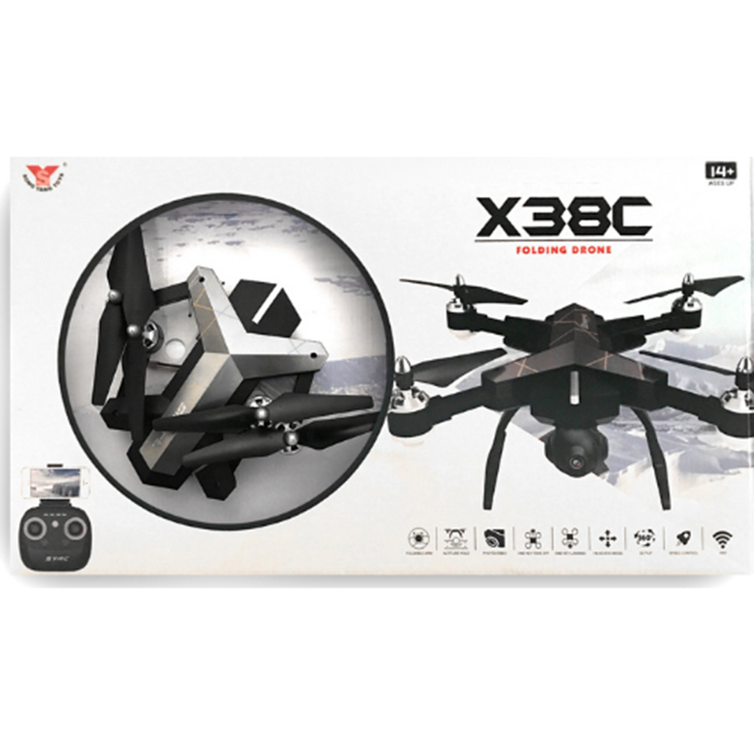 Drone αναδιπλούμενο με κάμερα και χειριστήριο Smart X38C