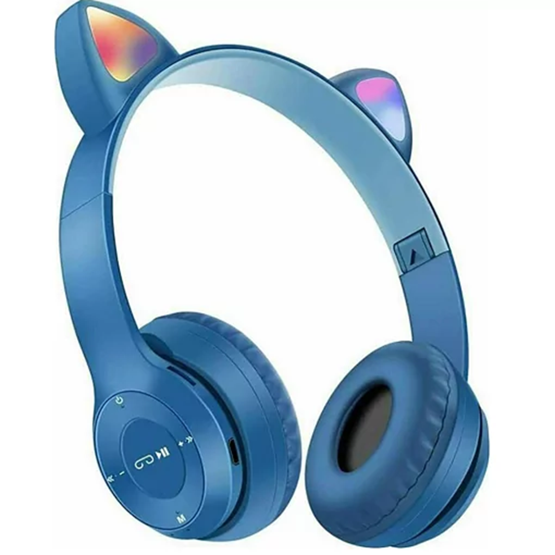 Ακουστικά ασύρματα/ενσύρματα on ear CAT EAR P47M μπλε
