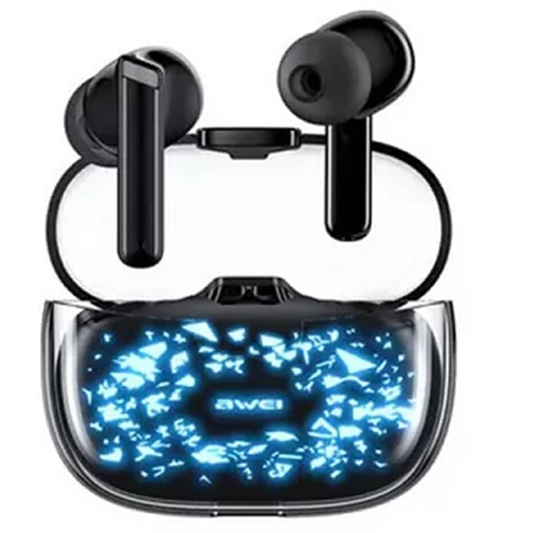 Ασύρματα ακουστικά Bluetooth gaming earbuds Awei T52 pro μαύρα