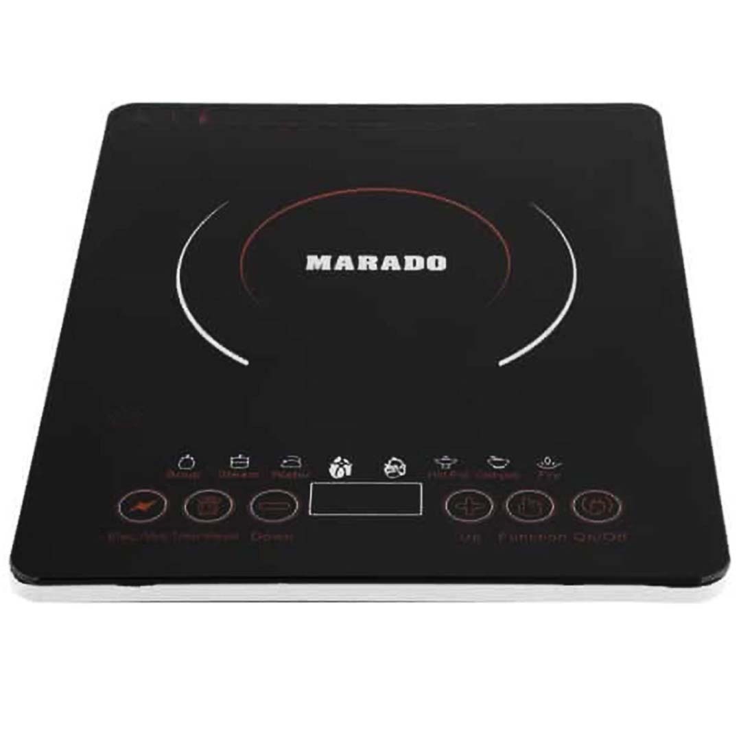 Φορητό Ηλεκτρικό Επαγωγικό Μάτι Μαγειρέματος με Οθόνη LCD Ισχύος 100W έως 1800W Marado K20 Μαύρο