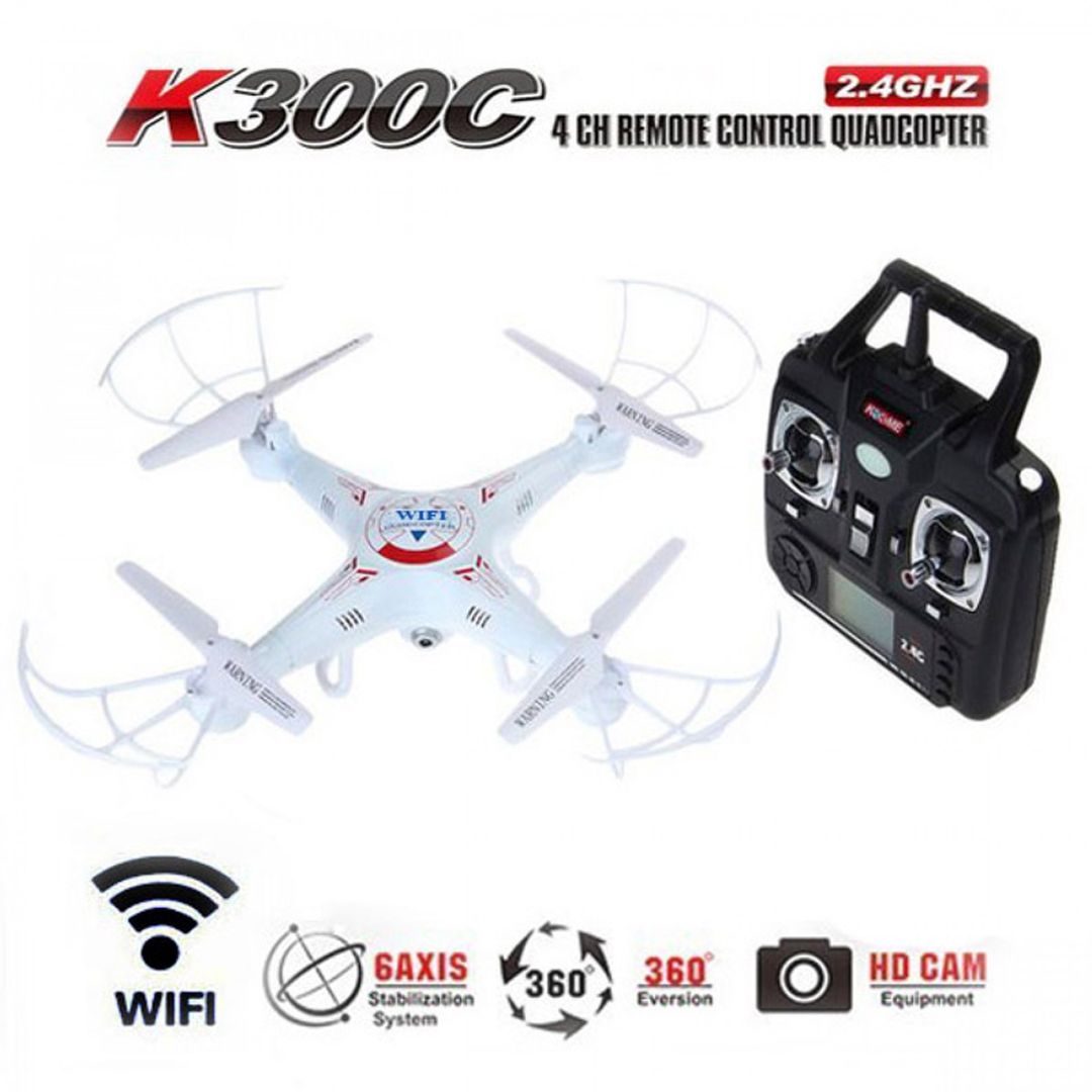Τηλεκατευθυνόμενο ελικόπτερο Drone K300C Wi-Fi