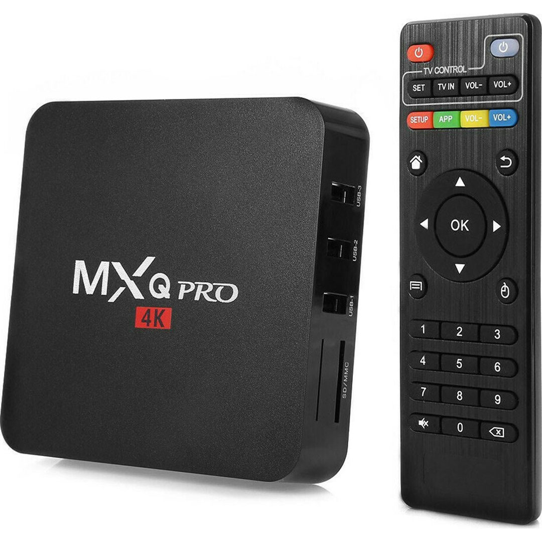 TV Box 4K UCD 5G με WiFi USB 2.0 64GB RAM και 512GB αποθηκευτικό χώρο με λειτουργικό Android 12 MXQ Pro