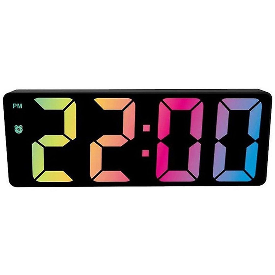 Ψηφιακό Led ρολόι ξυπνητήρι με ημερομηνία, ώρα, θερμοκρασία και πολύχρωμη μεγάλη οθόνη gaosiio DS-3806C