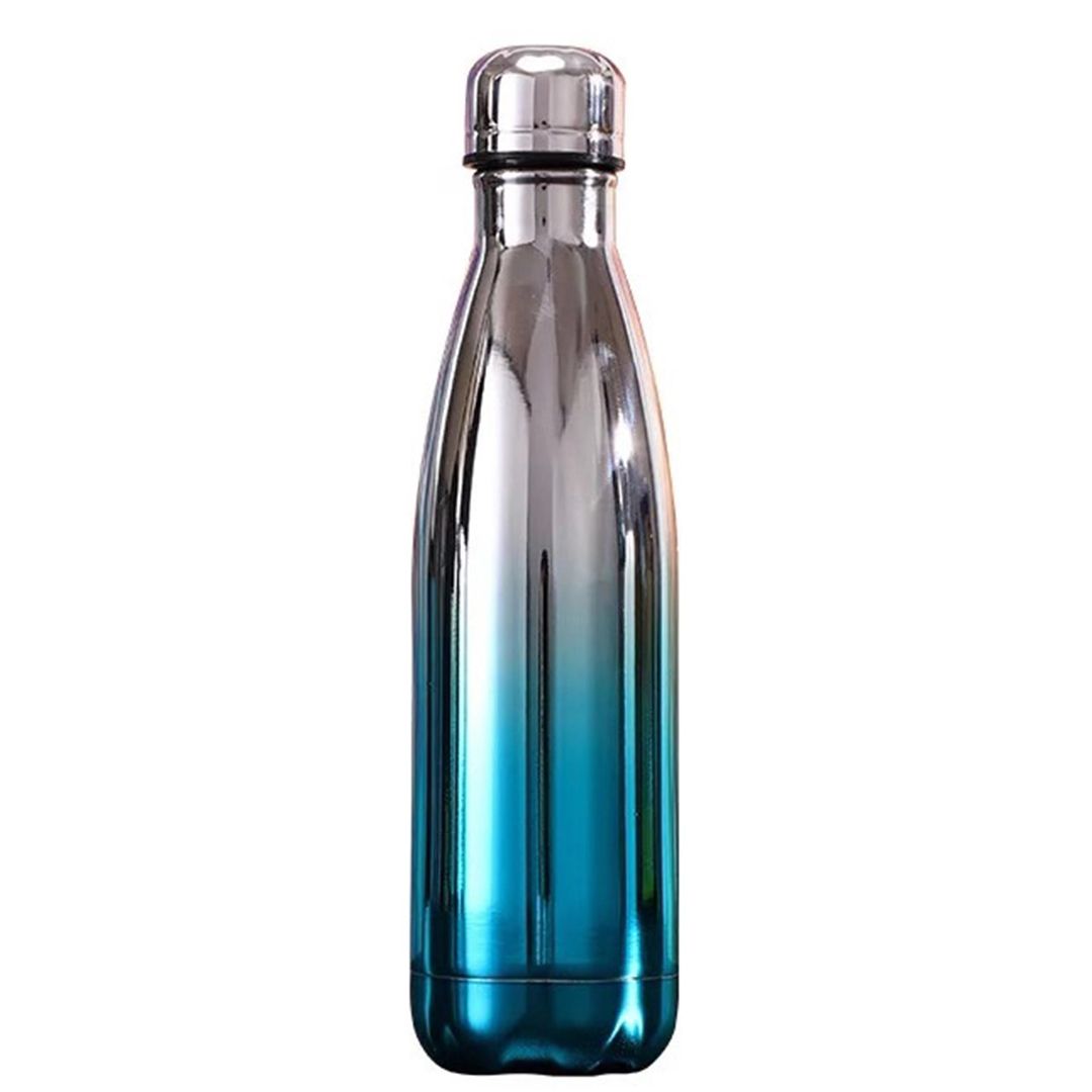 Μπουκάλι Θερμός 500ml για κρύα και ζεστά ροφήματα JB-UV γαλάζιο-ασημί
