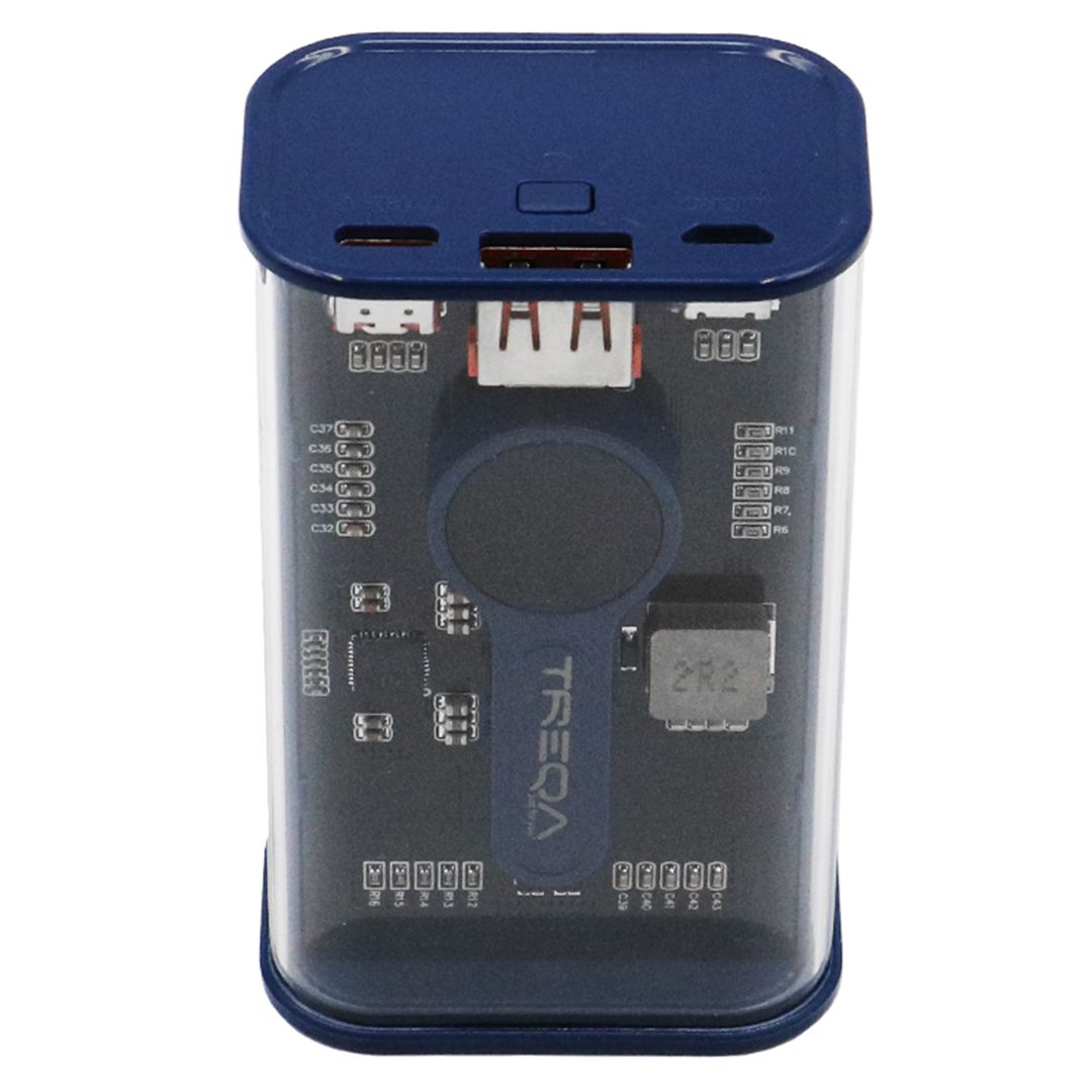 TR-051 Power Bank 10000mAh 22.5W με Θύρα USB-A και Θύρα USB-C Μπλε