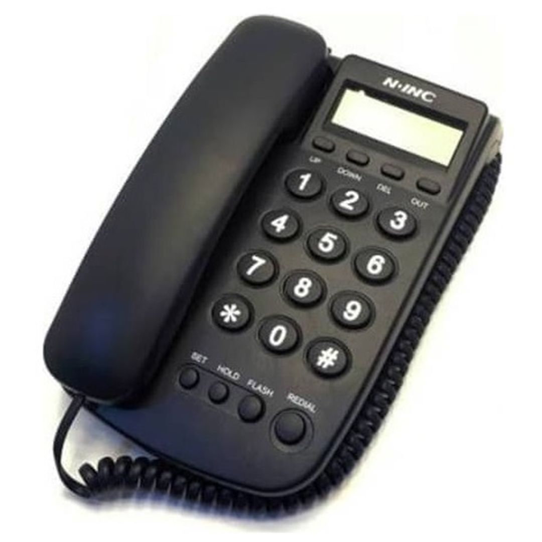 KX-T078CID Ενσύρματο Τηλέφωνο Γραφείου Μαύρο