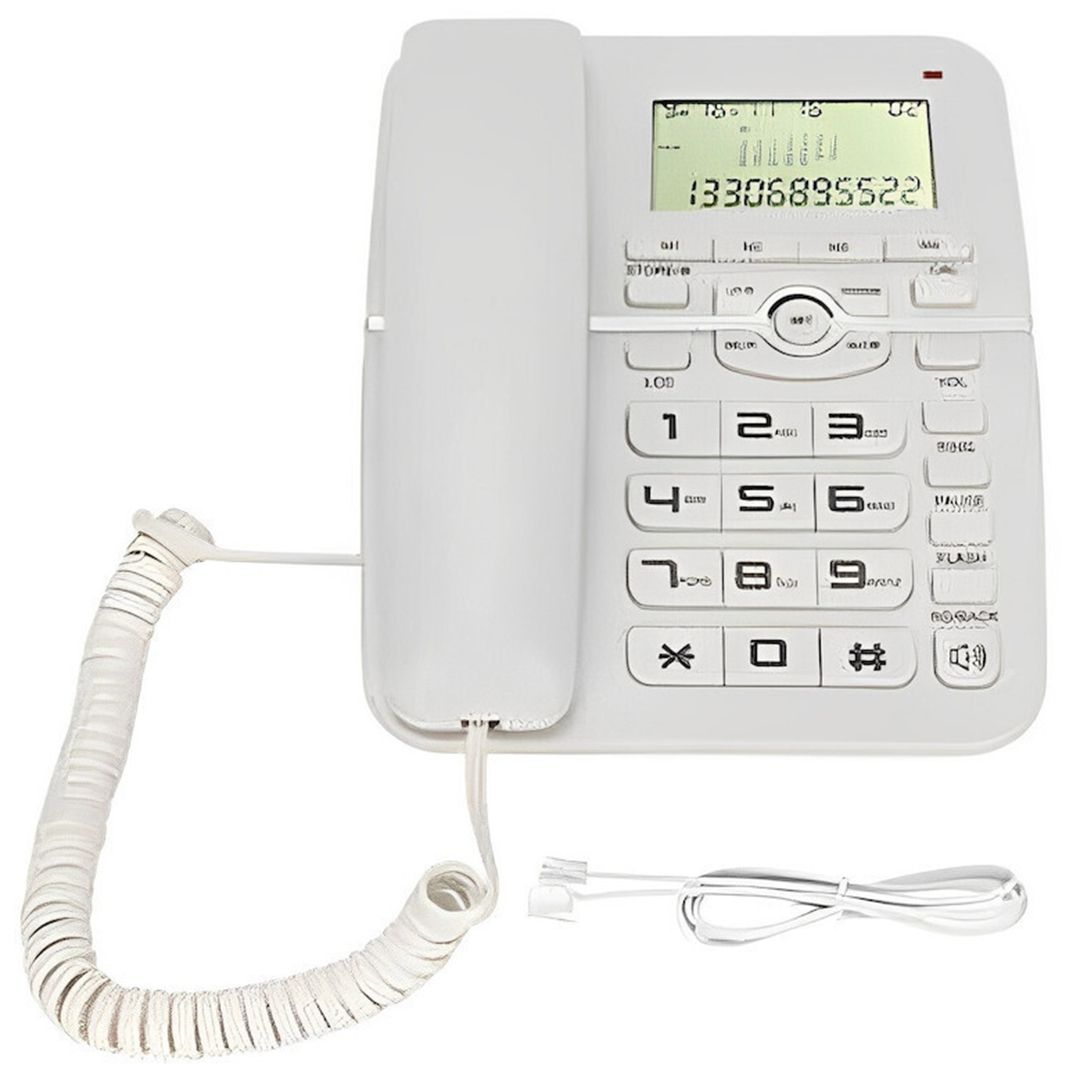 KX-T2028CID Ενσύρματο Τηλέφωνο Γραφείου Λευκό