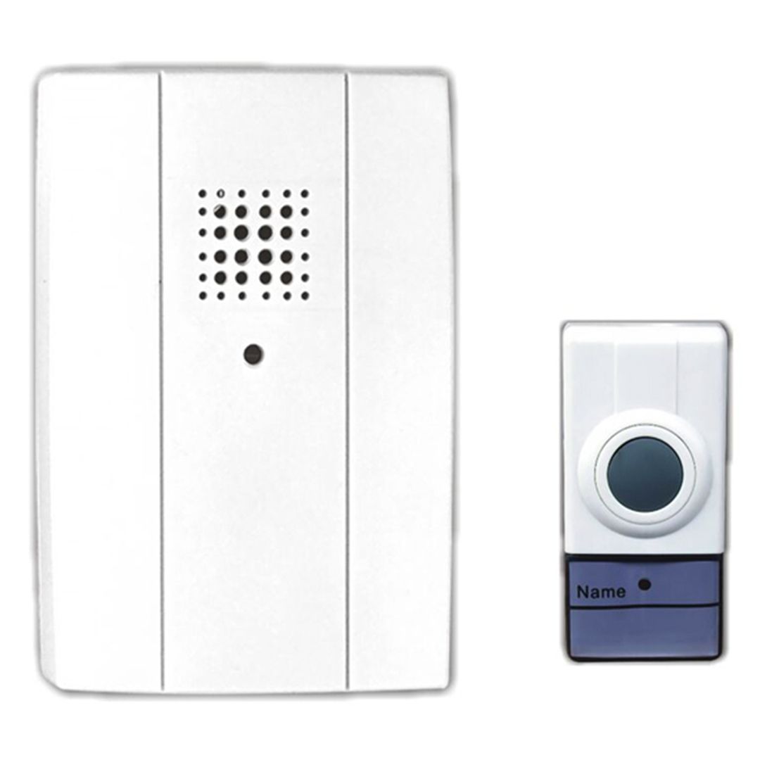 Ασύρματο Κουδούνι Πόρτας με 1 Μπουτόν και 1 Δέκτη RL-3969 Λευκό