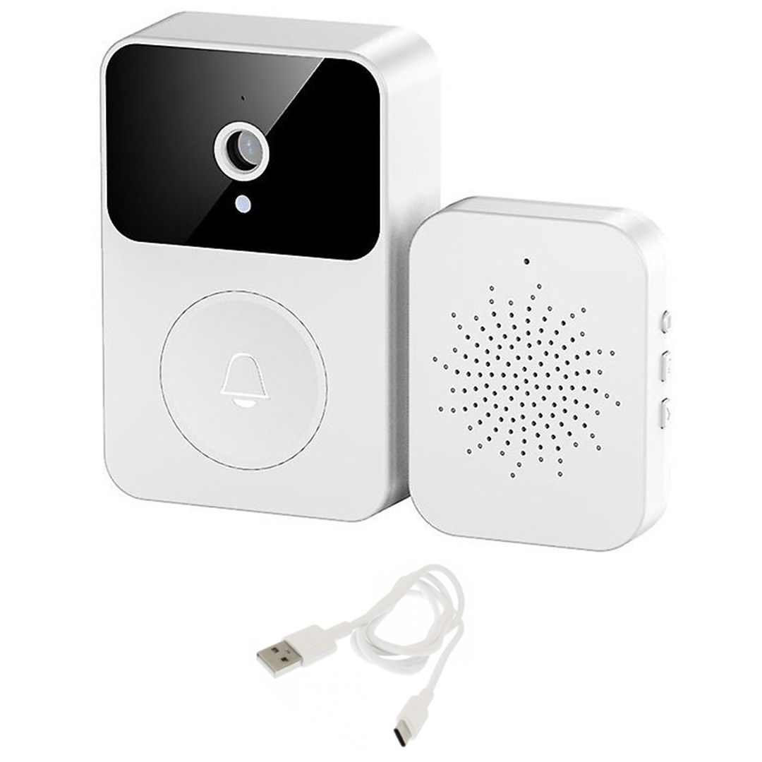 Ασύρματο Κουδούνι Πόρτας με Κάμερα και Wi Fi TUYA M8 Λευκό