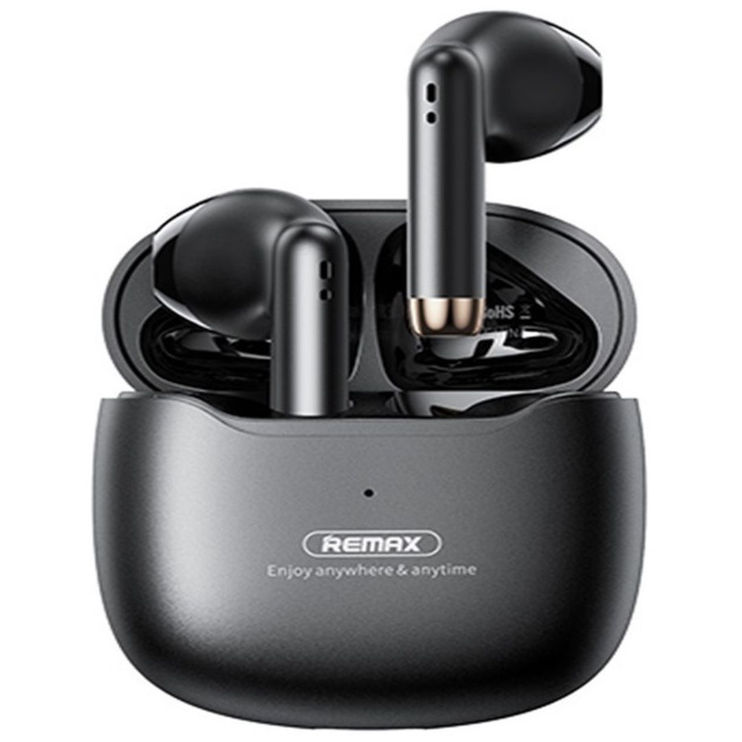 Remax TWS-19 Earbud Bluetooth Handsfree Ακουστικά με Θήκη Φόρτισης Μαύρα