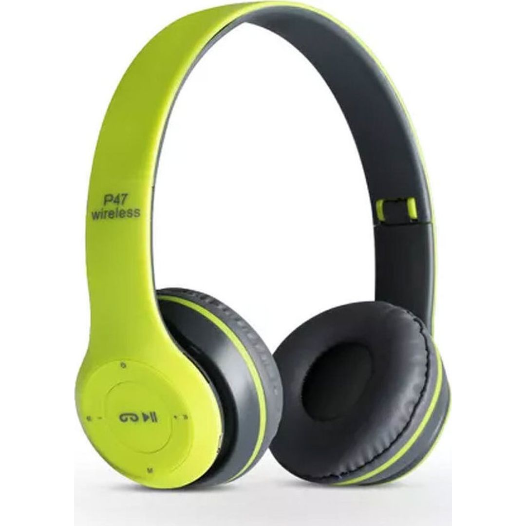 P47 Wireless BT Over Ear Ακουστικά Πράσινα