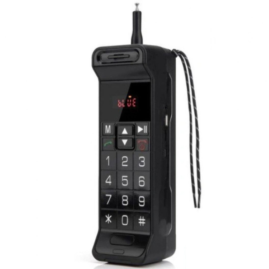Kimiso KMS-216 Ηχείο Bluetooth 5W με Ραδιόφωνο και Διάρκεια Μπαταρίας έως 6 ώρες Μαύρο
