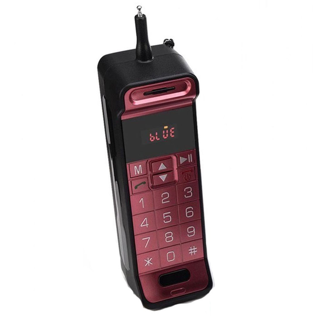 Kimiso KMS-216 Ηχείο Bluetooth 5W με Ραδιόφωνο και Διάρκεια Μπαταρίας έως 6 ώρες Κόκκινο