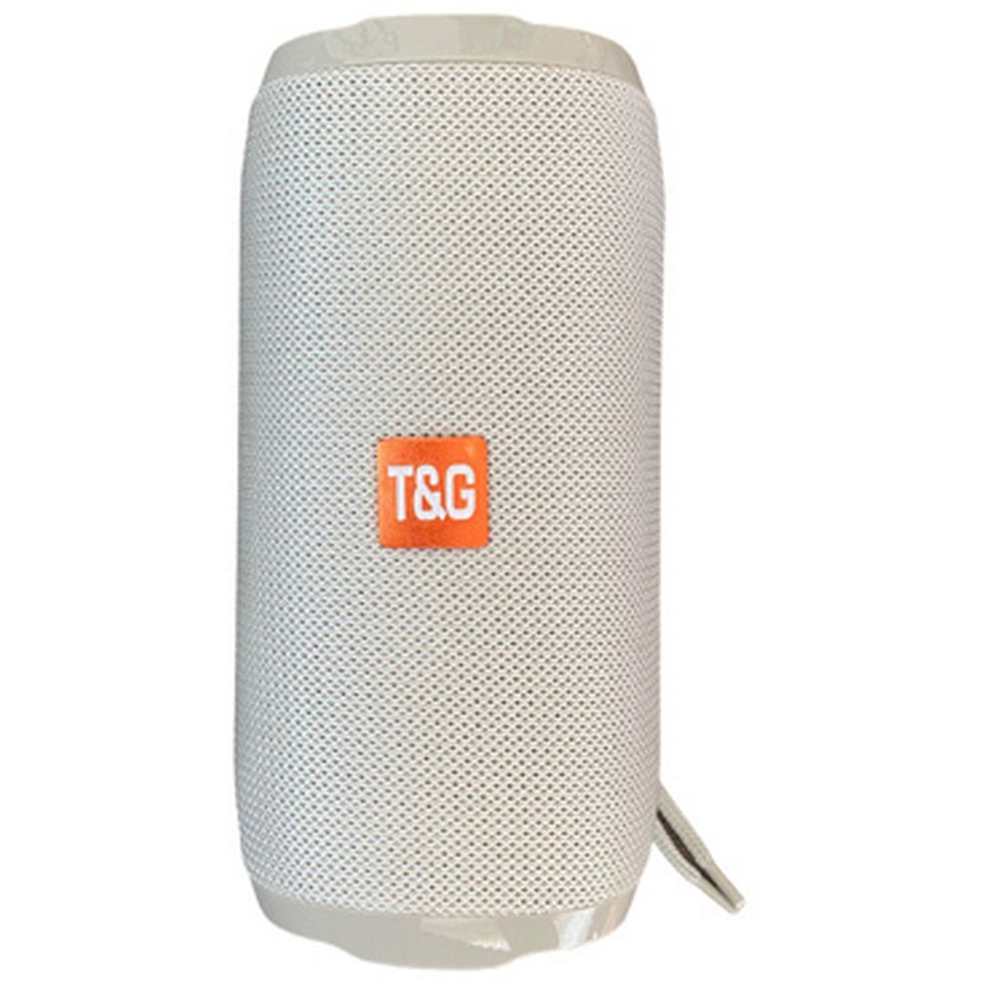 T&G TG-152 Ηχείο Bluetooth 10W με Διάρκεια Μπαταρίας έως 3 ώρες Ασημί