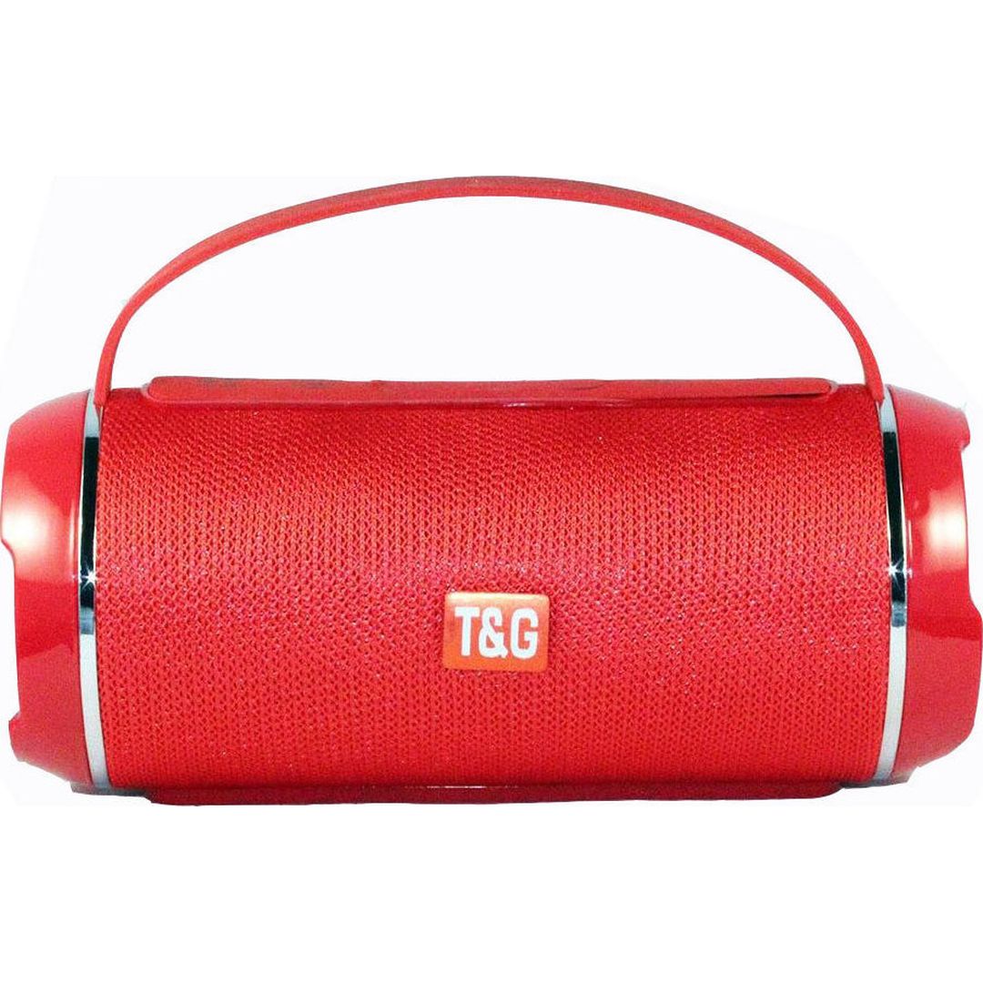 T&G TG-116C Ηχείο Bluetooth 5W με Ραδιόφωνο και Διάρκεια Μπαταρίας έως 3 ώρες Κόκκινο