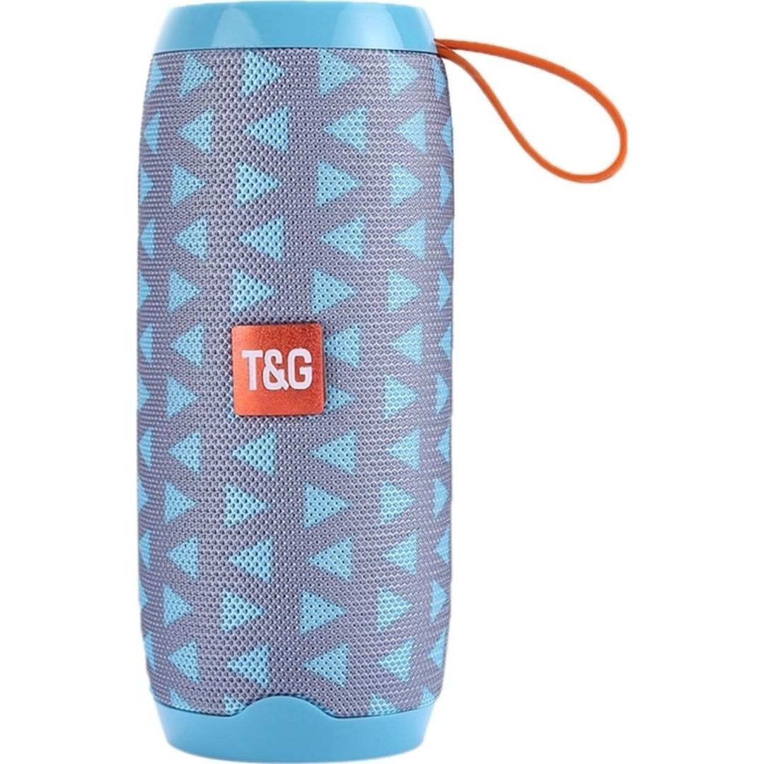 T&G TG-106 Ηχείο Bluetooth 10W με Διάρκεια Μπαταρίας έως 2 ώρες Baby Blue