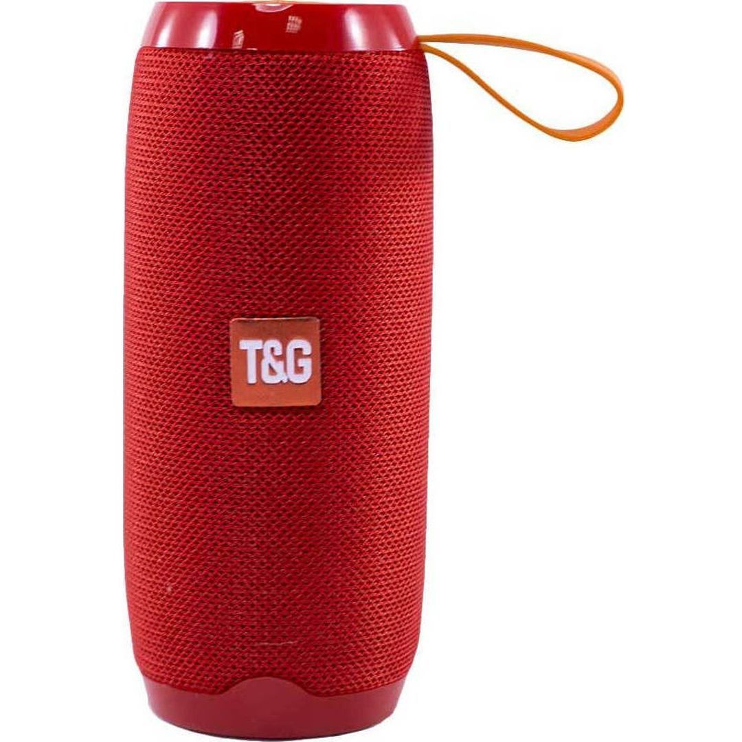 T&G TG-106 Ηχείο Bluetooth 10W με Διάρκεια Μπαταρίας έως 2 ώρες Κόκκινο