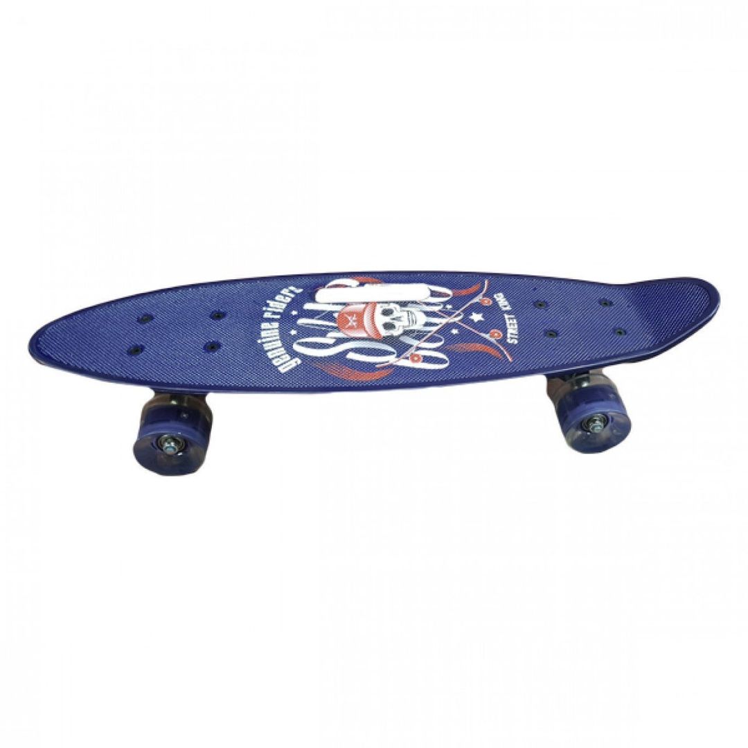 Skateboard 22inch Τροχοσανίδα Σκέητμπορντ με Τροχούς 55mm 55x14x9.5εκ YB-108 Street King