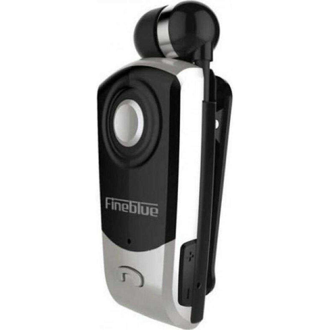 Fineblue F960 In-ear Bluetooth Handsfree Ακουστικό Πέτου Ασημί