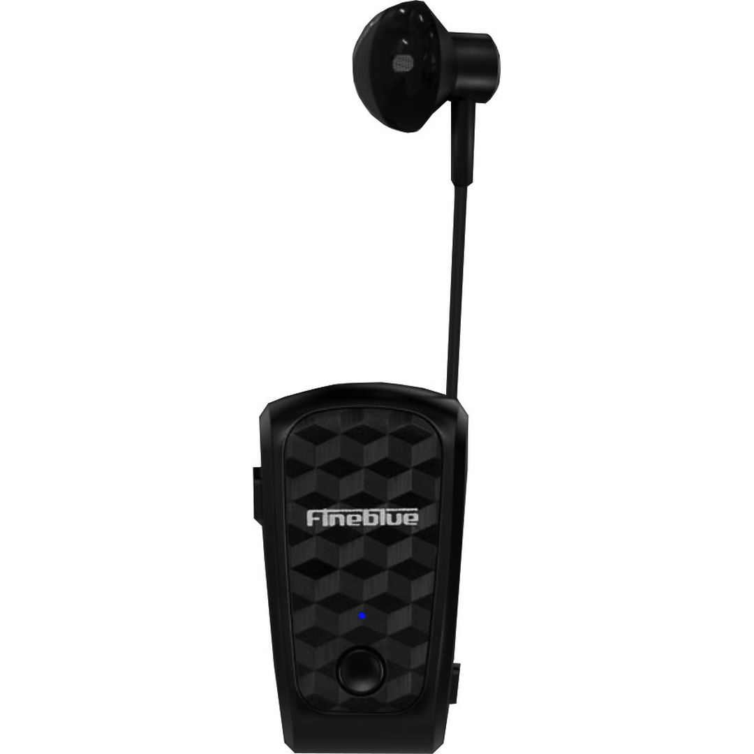 Fineblue FQ-10 PRO Earbud Bluetooth Handsfree Ακουστικό Πέτου Μαύρο
