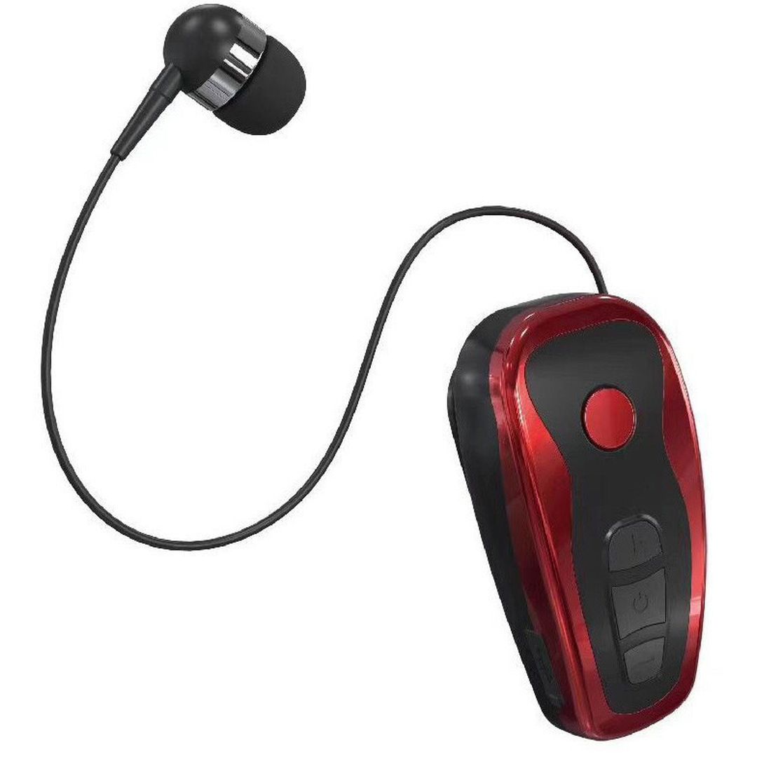 KTR-Q7 In-ear Bluetooth Handsfree Ακουστικό Πέτου Κόκκινο