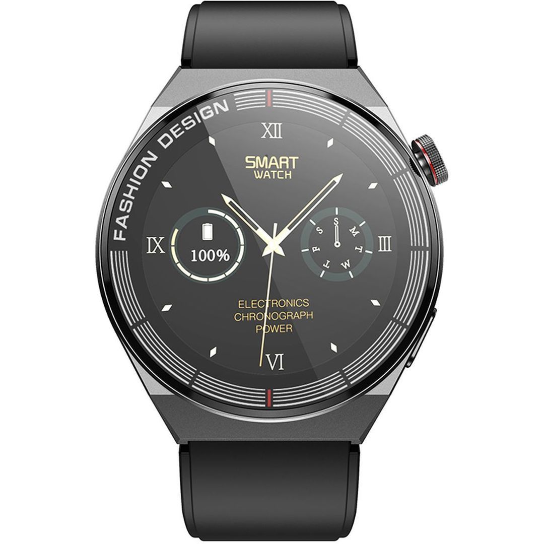 Borofone BD2 Smartwatch με Παλμογράφο (Μαύρο)