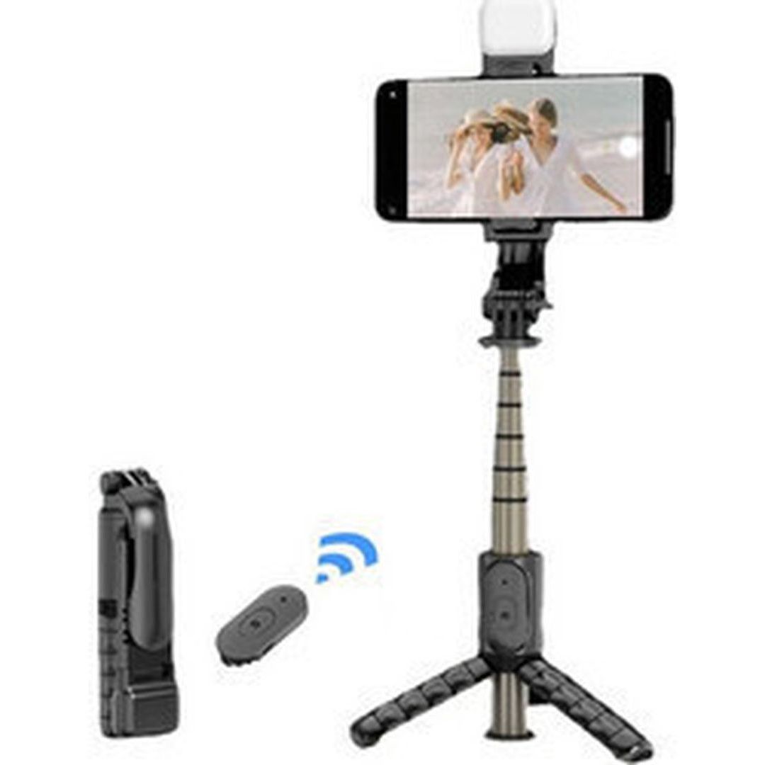 Andowl Q10S Selfie Stick με Bluetooth Μαύρο