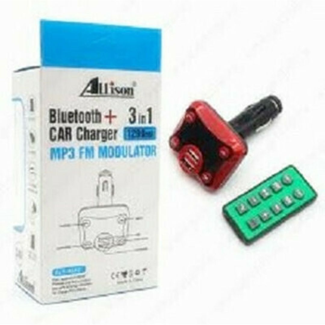 FM Transmitter Αυτοκινήτου Allison με USB / Bluetooth ALS-A642