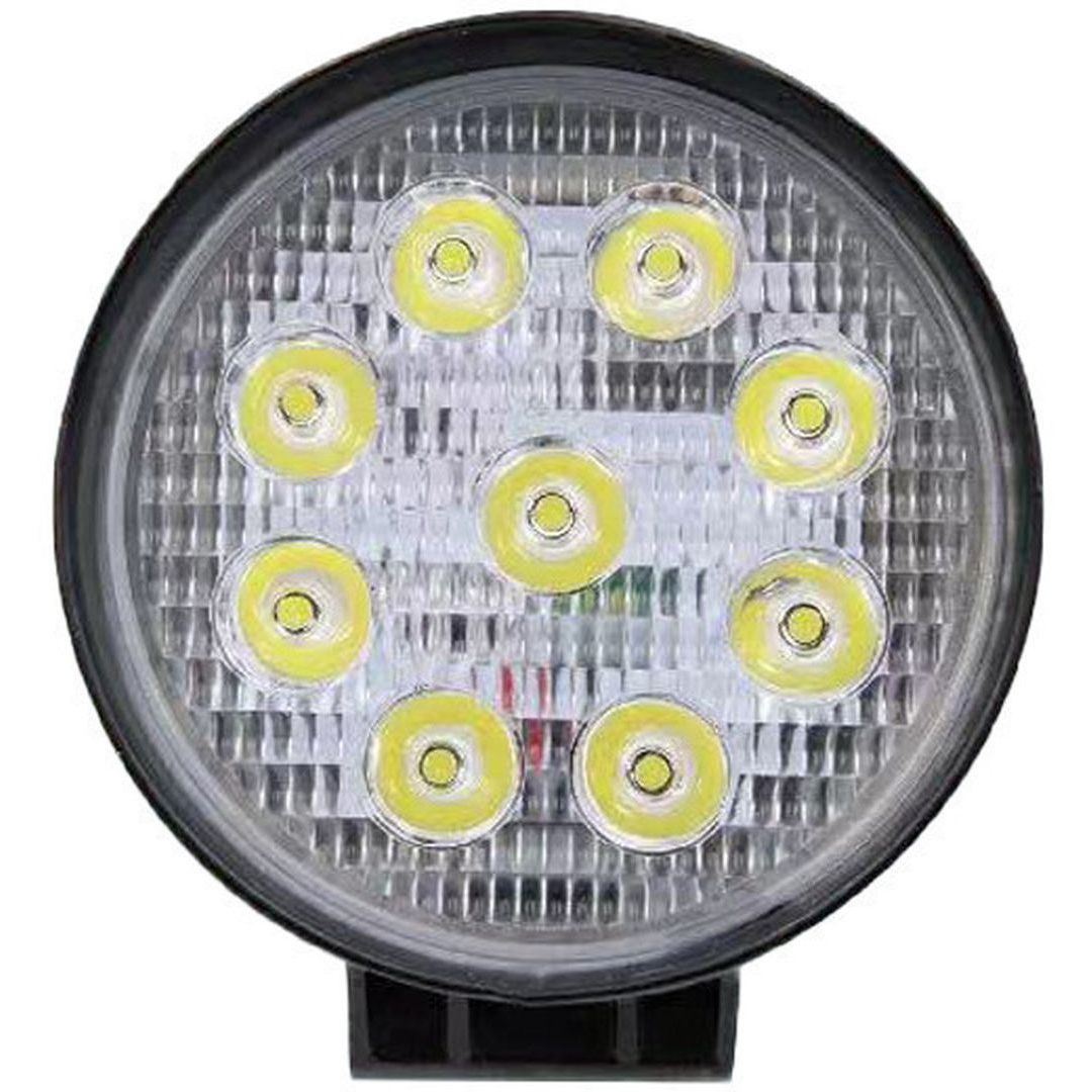 Arrango Στρογγυλός Προβολέας Αυτοκινήτου LED για 27W με Λευκό Φωτισμό 1τμχ AP76000