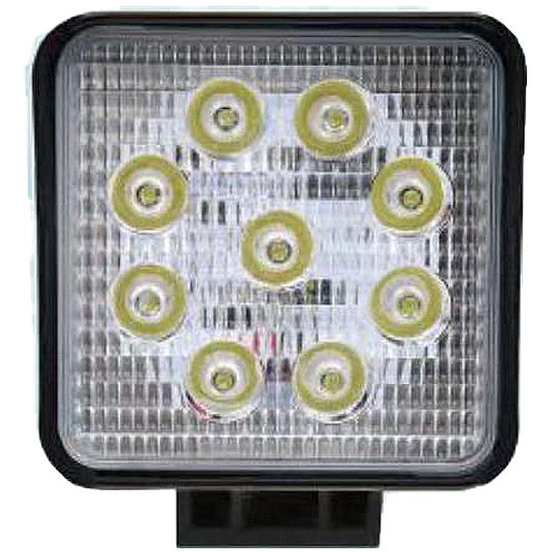 Arrango Τετράγωνος Προβολέας Αυτοκινήτου LED για 27W με Λευκό Φωτισμό 1τμχ AP76002