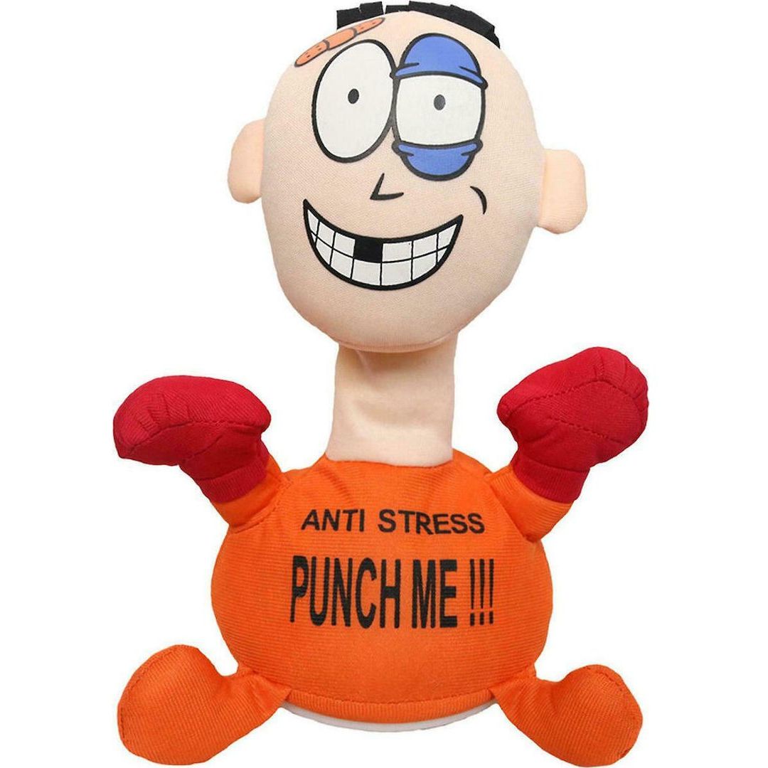 Κούκλα Anti-Stress Punch Me Πορτοκαλί