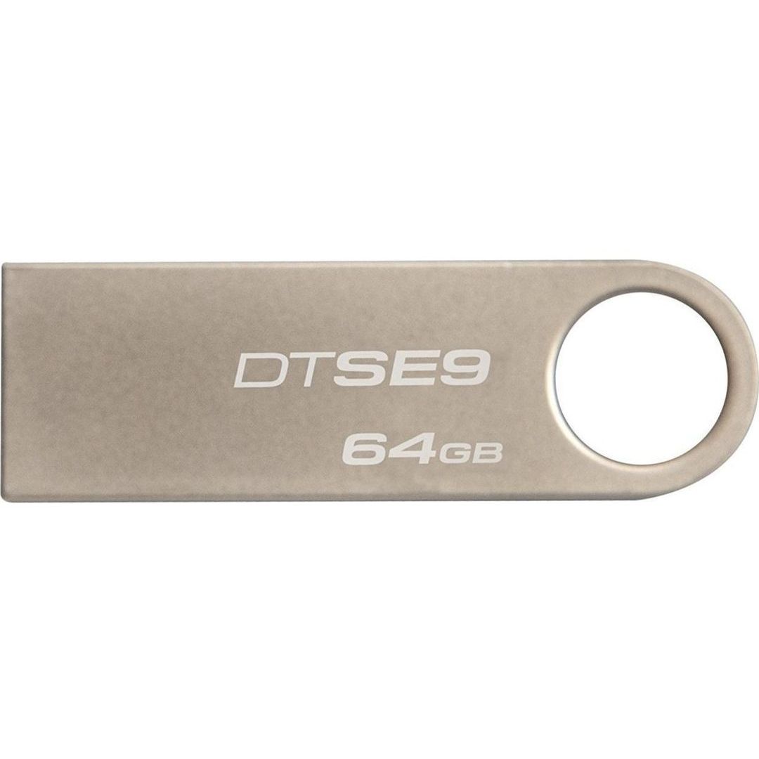Kingston DataTraveler SE9 64GB USB 2.0 Stick Ασημί