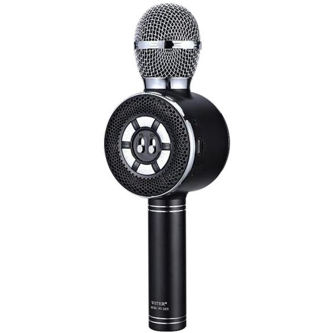 Ασύρματο Μικρόφωνο Karaoke WS-669 σε Μαύρο Χρώμα