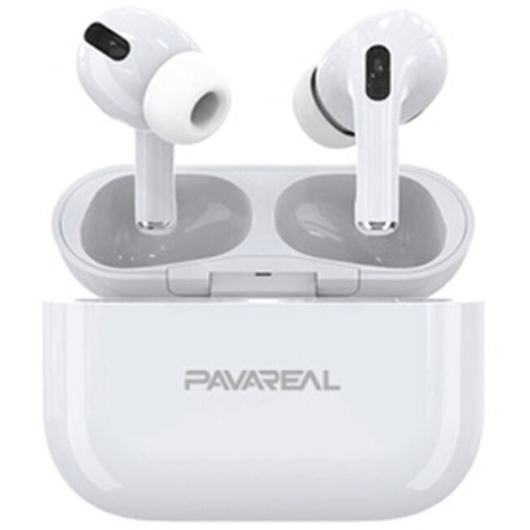 Pavareal P5 In-ear Bluetooth Handsfree Ακουστικά με Θήκη Φόρτισης Λευκά