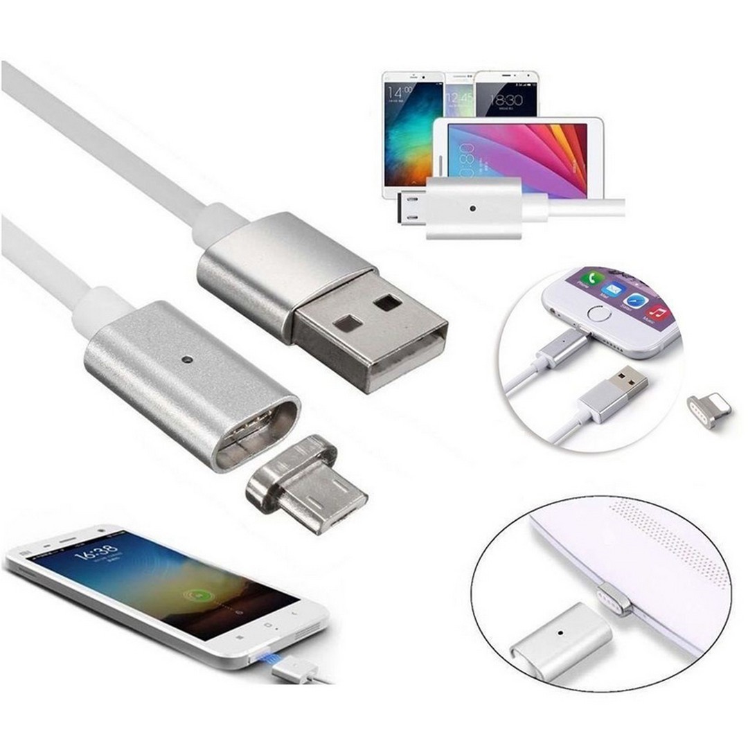 Μαγνητικό καλώδιο για κινητά/τάμπλετ Android (micro USB plug - 1m)