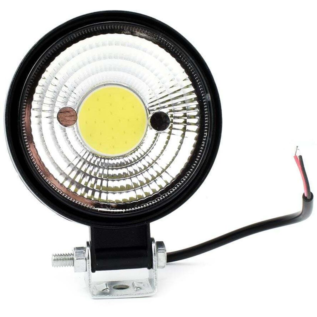 Andowl Στρογγυλός Αδιάβροχος Προβολέας Αυτοκινήτου LED 12V με Λευκό Φωτισμό 1τμχ Q-ZD563