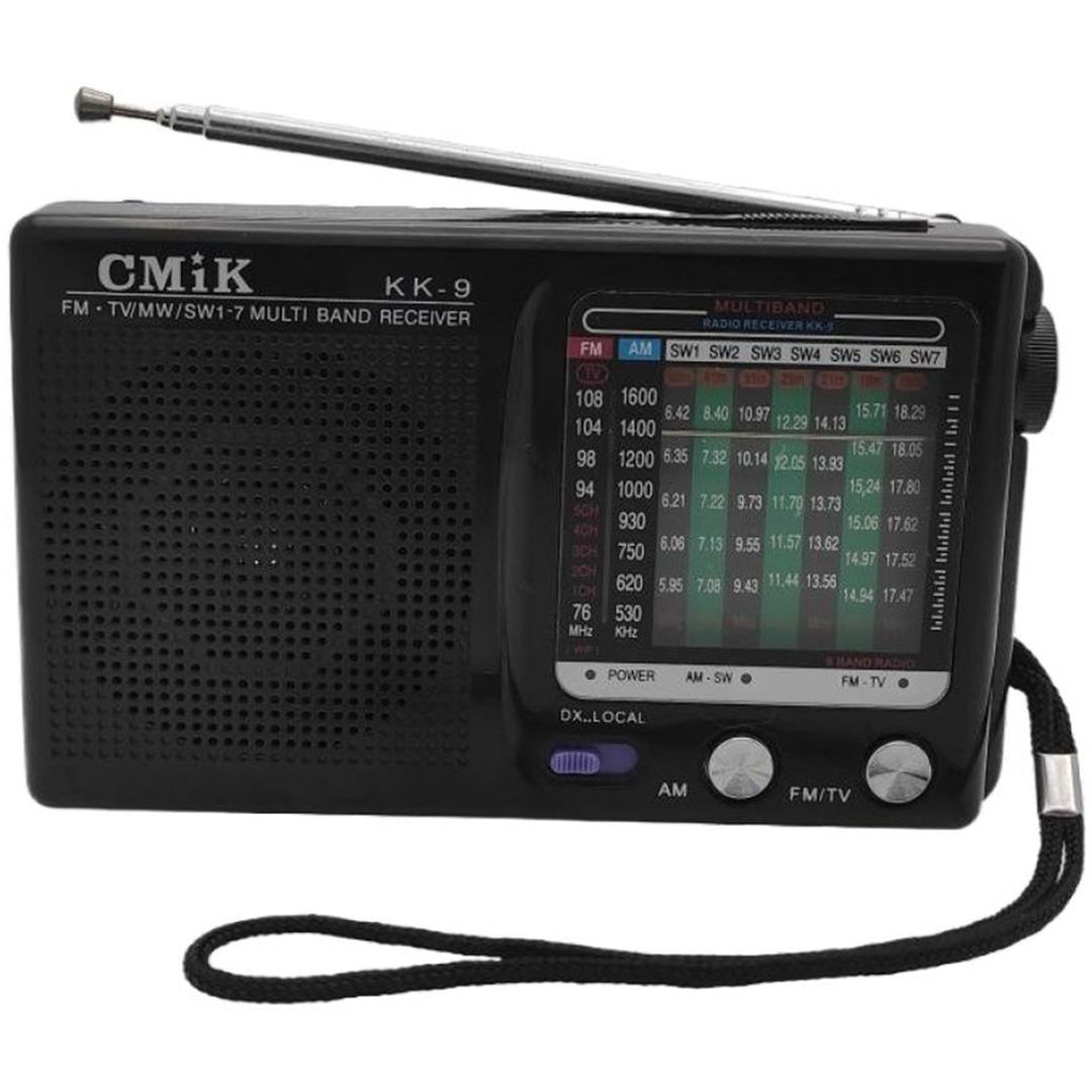 MK-KK9 Φορητό Ραδιόφωνο Επαναφορτιζόμενο με USB Μαύρο