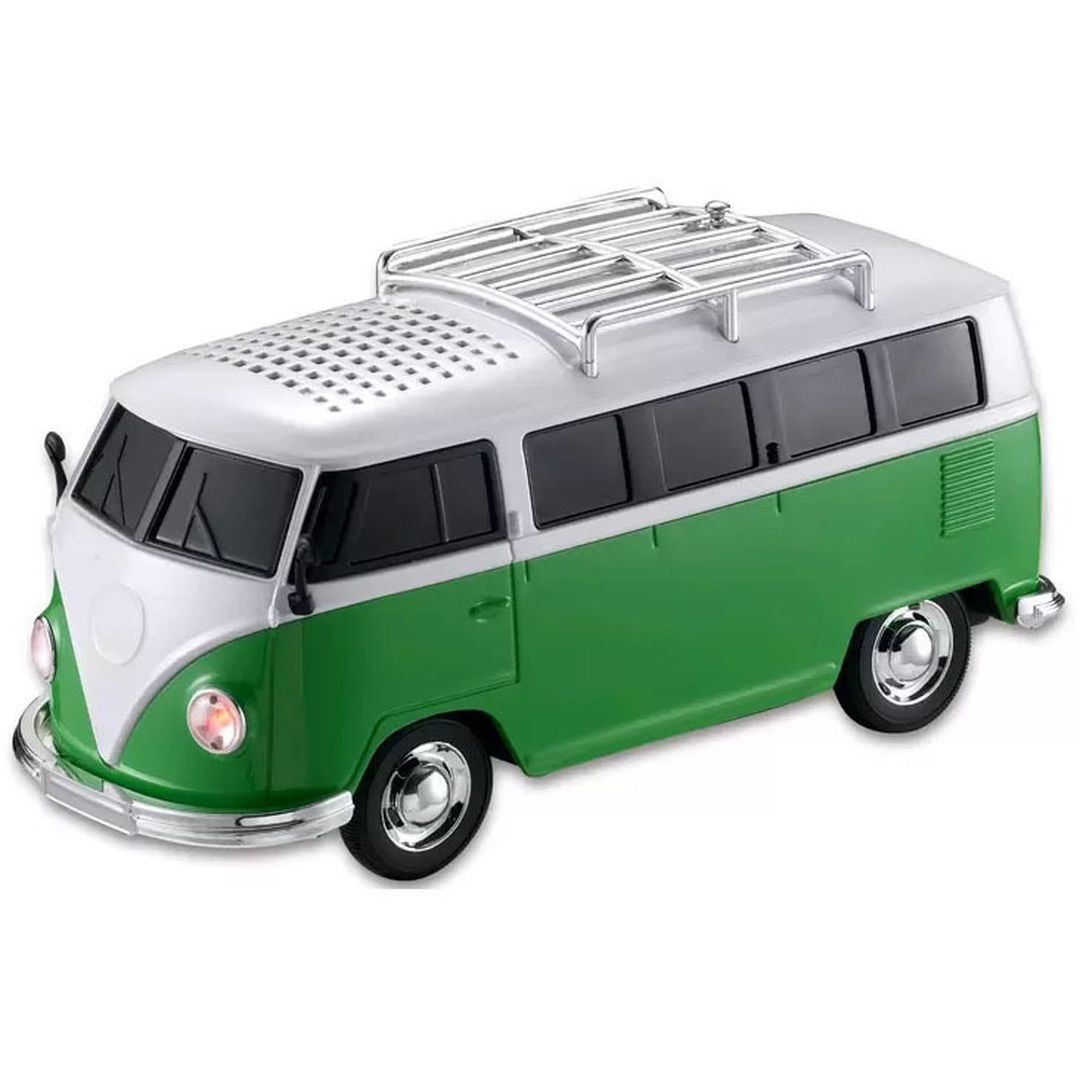 Mini Bus WS-266 Φορητό Ηχείο 6W με Ραδιόφωνο Πράσινο