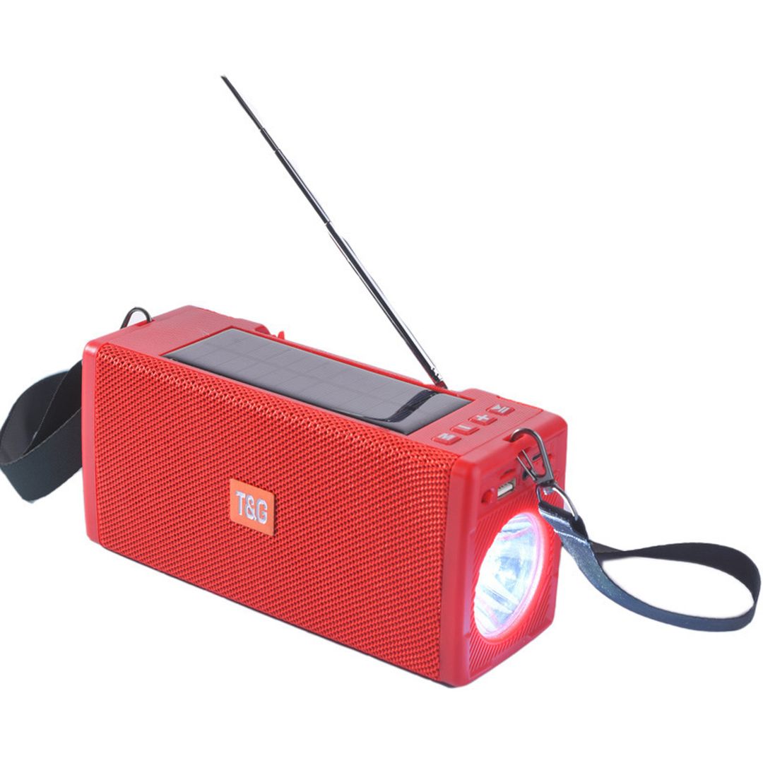 T&G TG-188 Ηχείο Bluetooth 5W με Ραδιόφωνο Κόκκινο