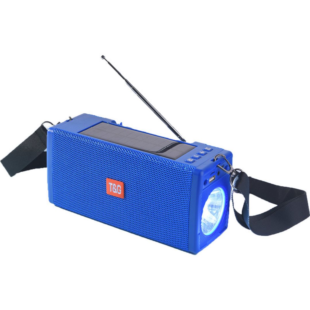 T&G TG-188 Ηχείο Bluetooth 5W με Ραδιόφωνο Μπλε